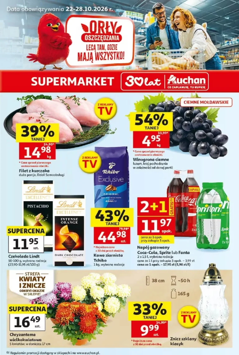 Auchan Gazetka od 22.10.2026