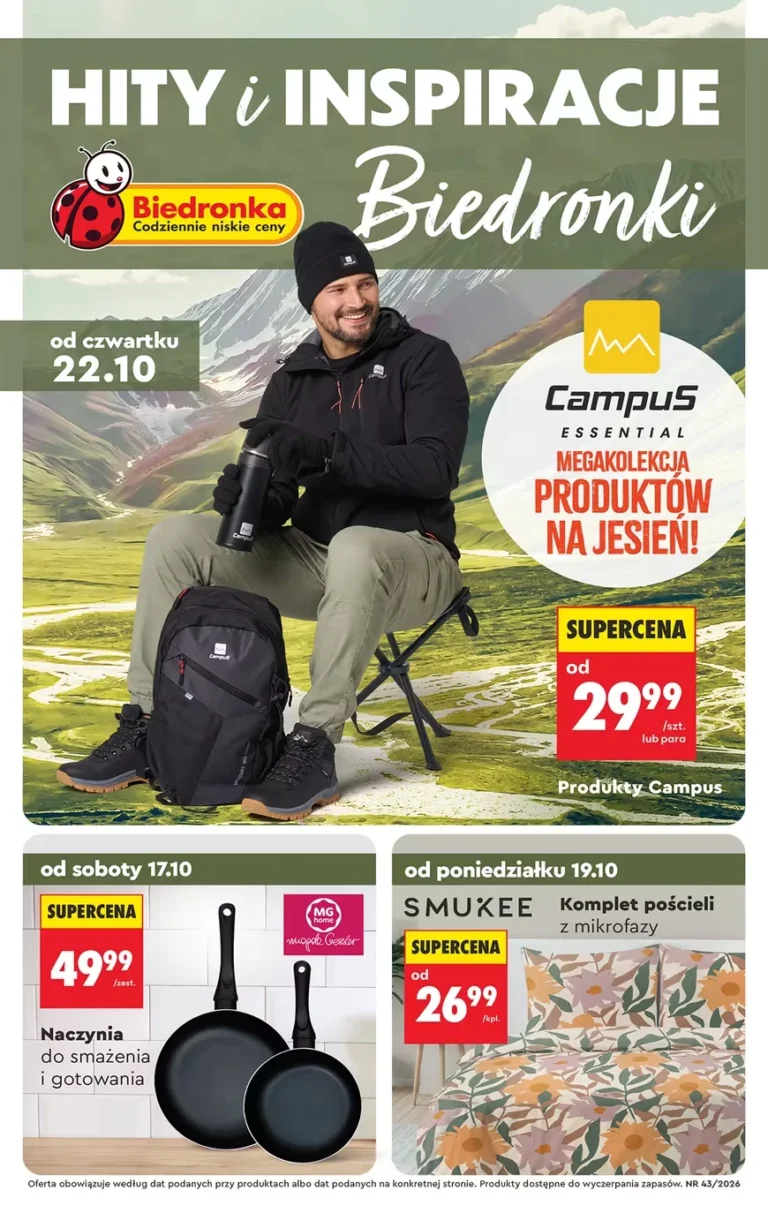 Biedronka Gazetka od 17.10.2026