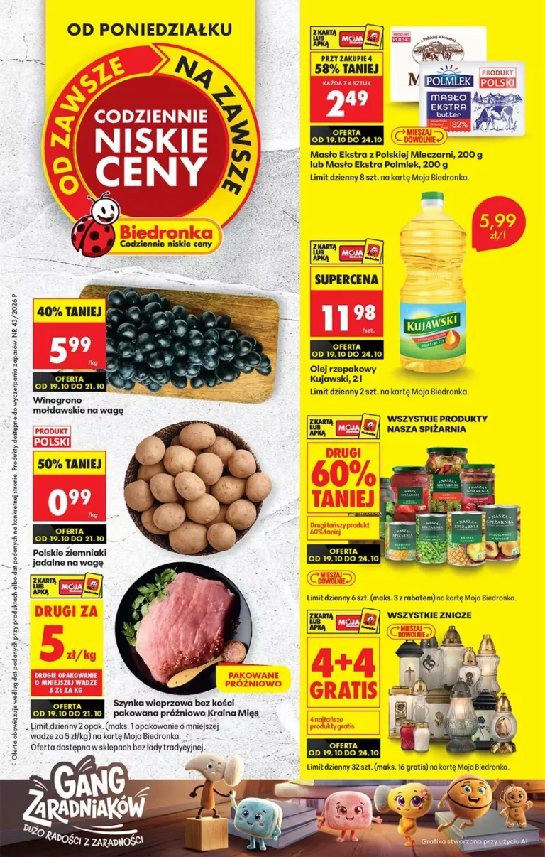 Biedronka Gazetka od 19.10.2026