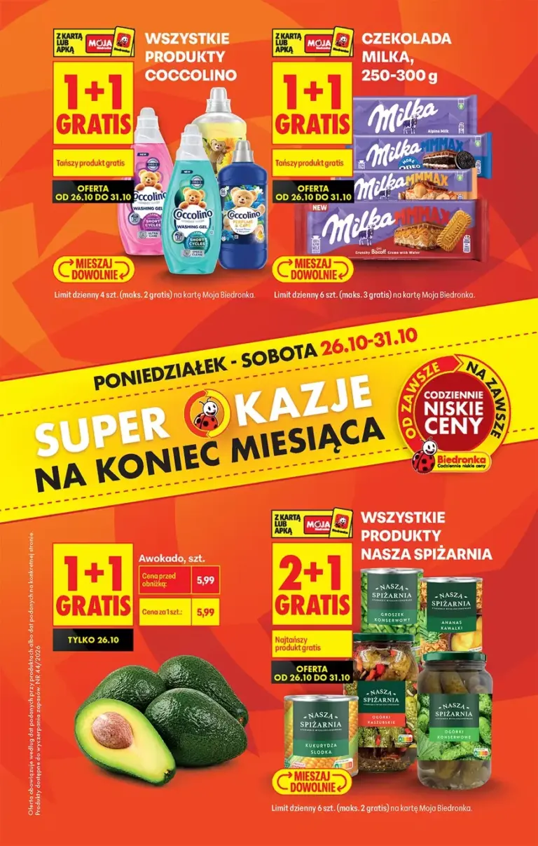 Biedronka Gazetka od 26.10.2026