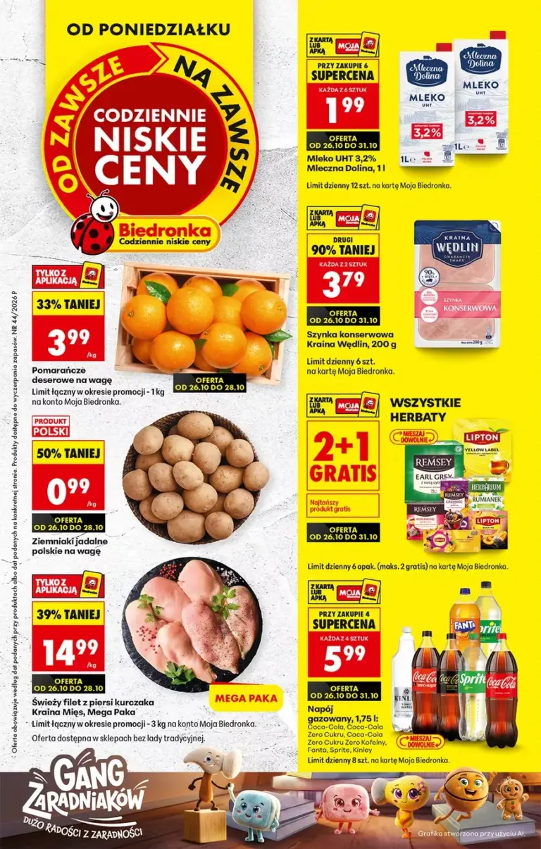 Biedronka Gazetka od 26.10.2026