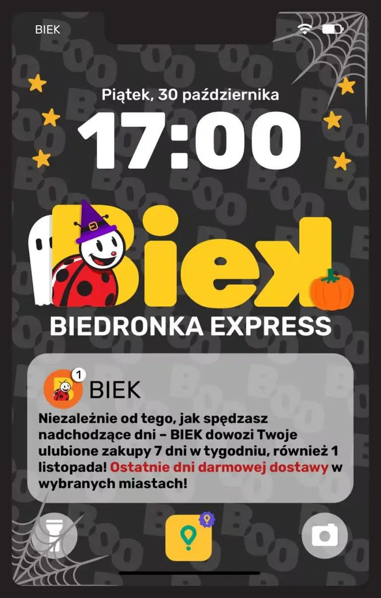 Biedronka Gazetka od 30.10.2026