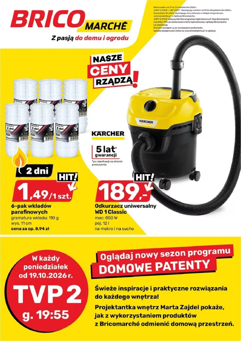 Bricomarché Gazetka od 21.10.2026