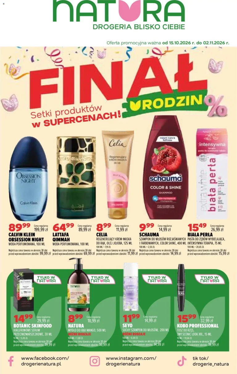 Drogerie Natura Gazetka od 15.10.2026