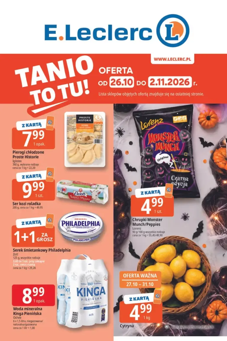 E.Leclerc Gazetka od 26.10.2026