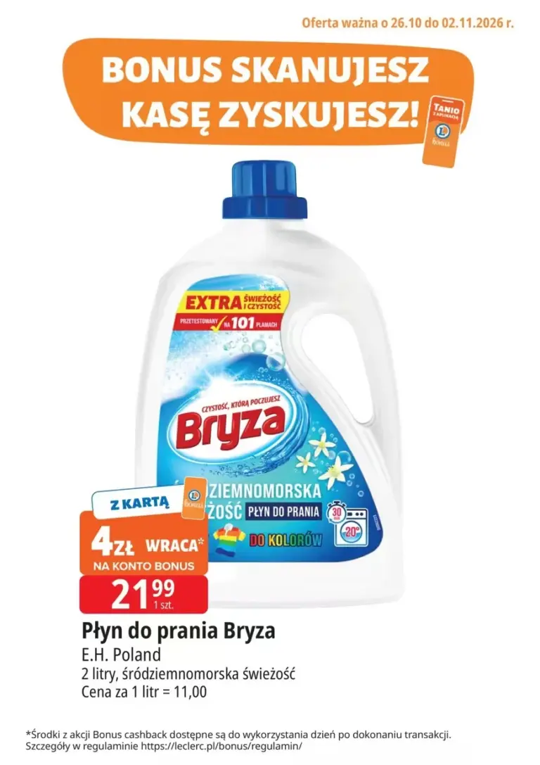 E.Leclerc Gazetka od 26.10.2026