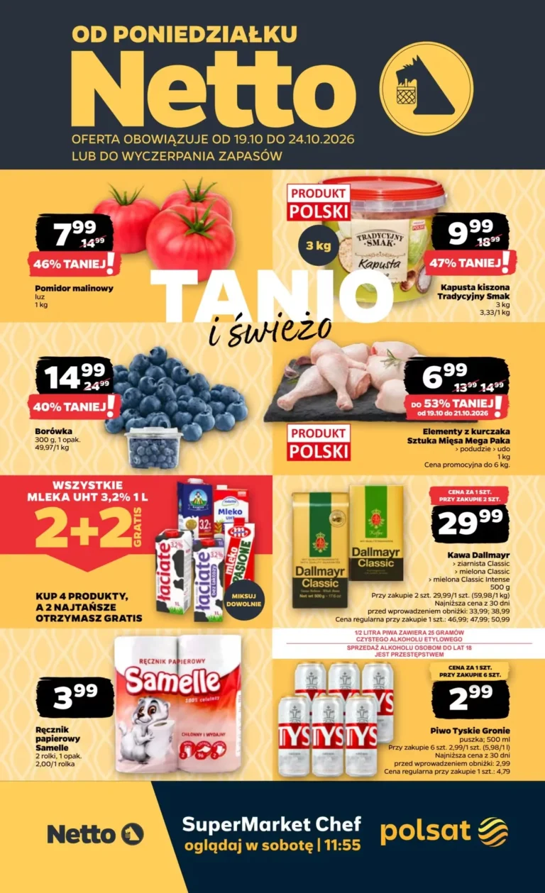 Netto Gazetka od 19.10.2026