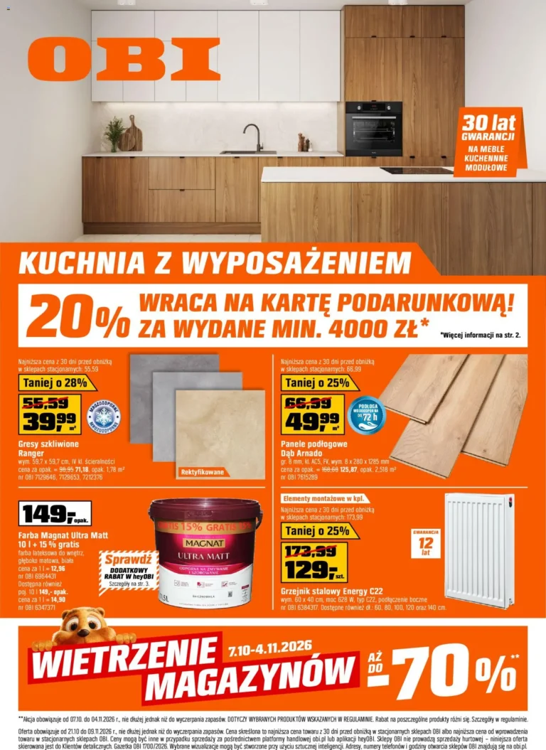 OBI Gazetka od 21.10.2026