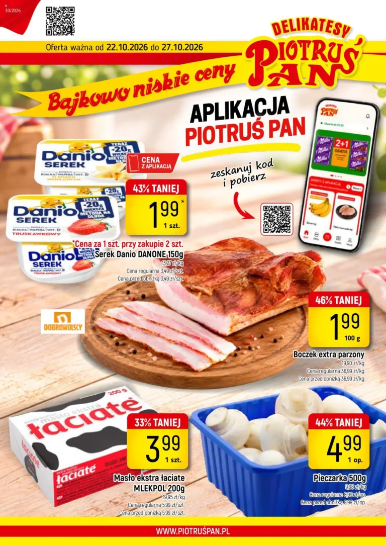 Piotruś Pan Gazetka od 22.10.2026