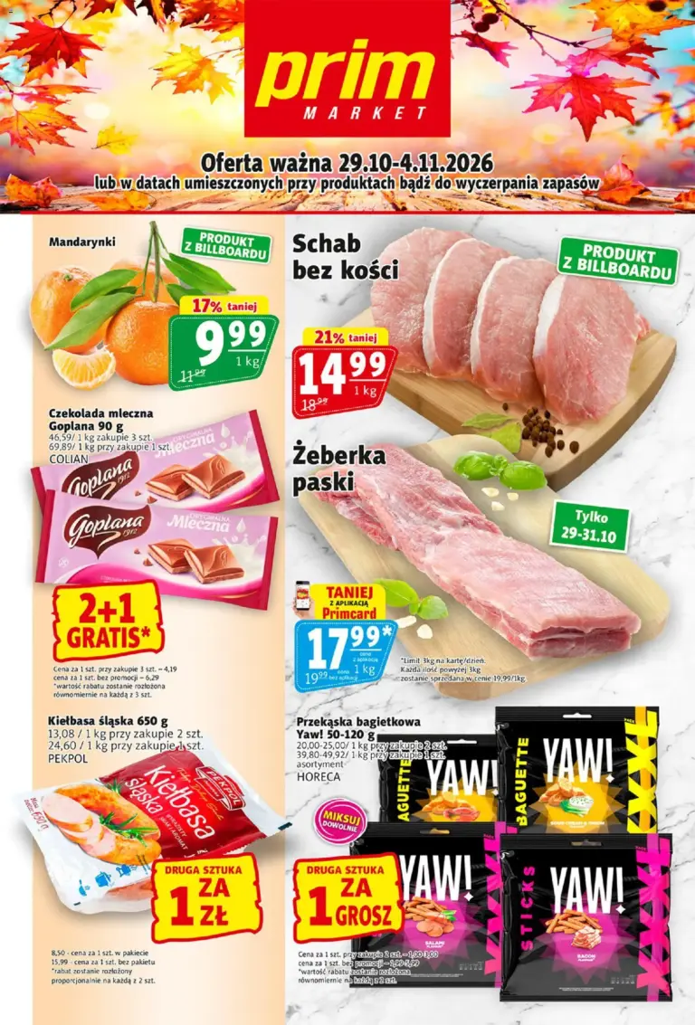 Prim Market Gazetka od 29.10.2026