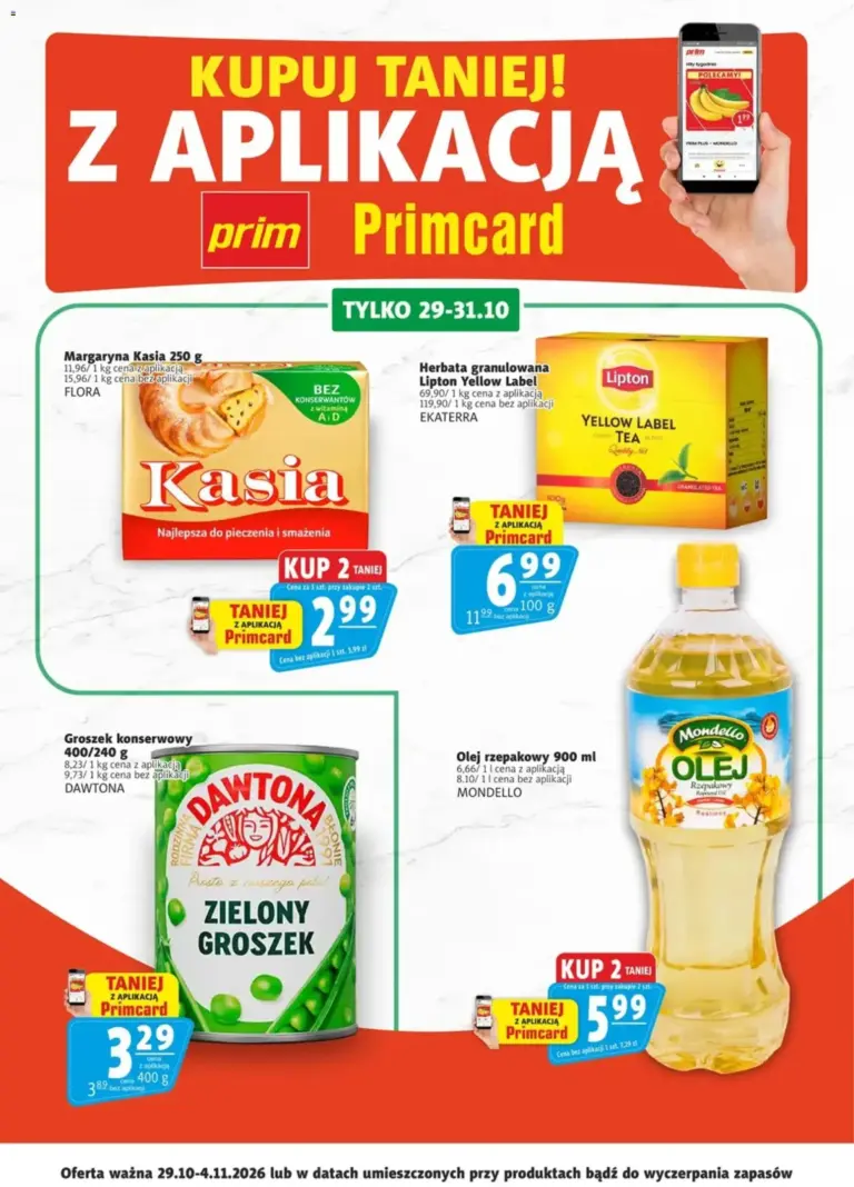 Prim Market Promocje od 29.10.2026
