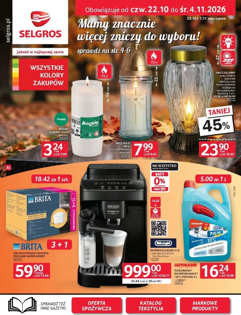 Selgros Cash&Carry Gazetka od 22.10.2026