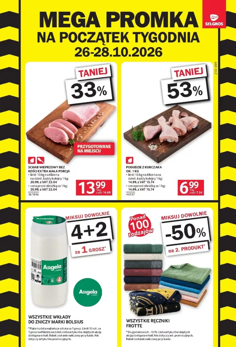Selgros Cash&Carry Gazetka od 26.10.2026