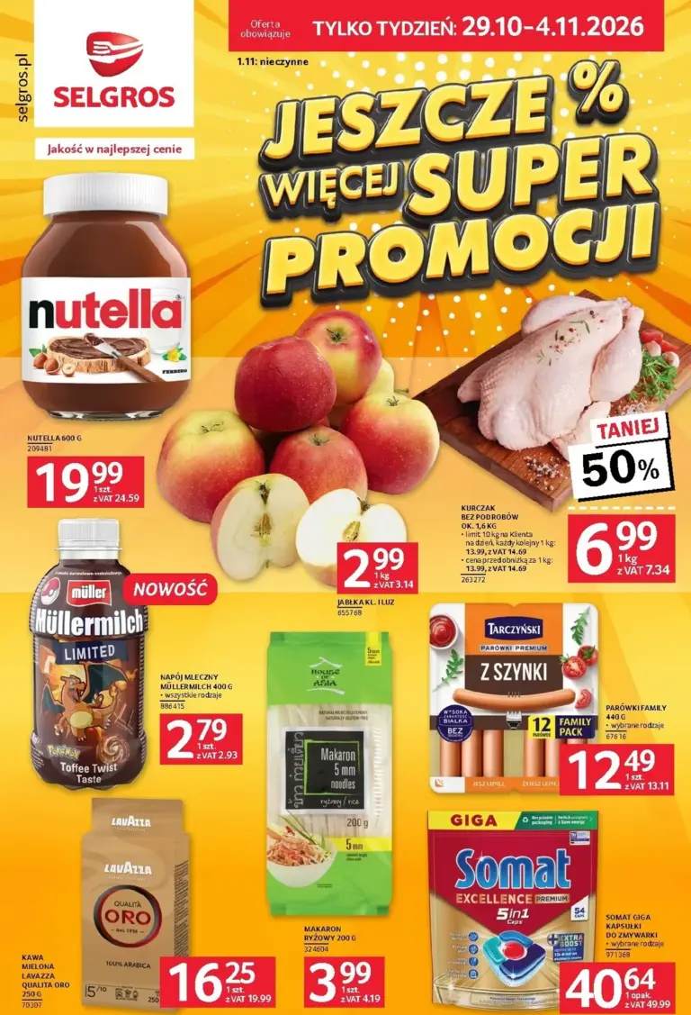 Selgros Cash&Carry Gazetka od 29.10.2026