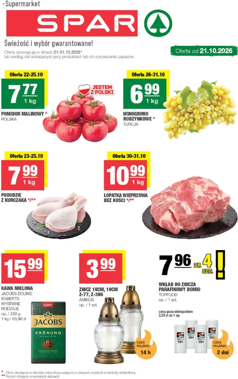 Spar Gazetka od 21.10.2026