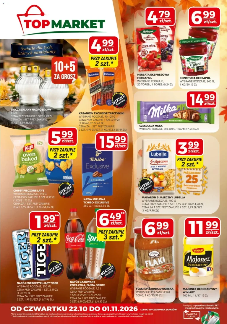 Top Market Gazetka od 22.10.2026