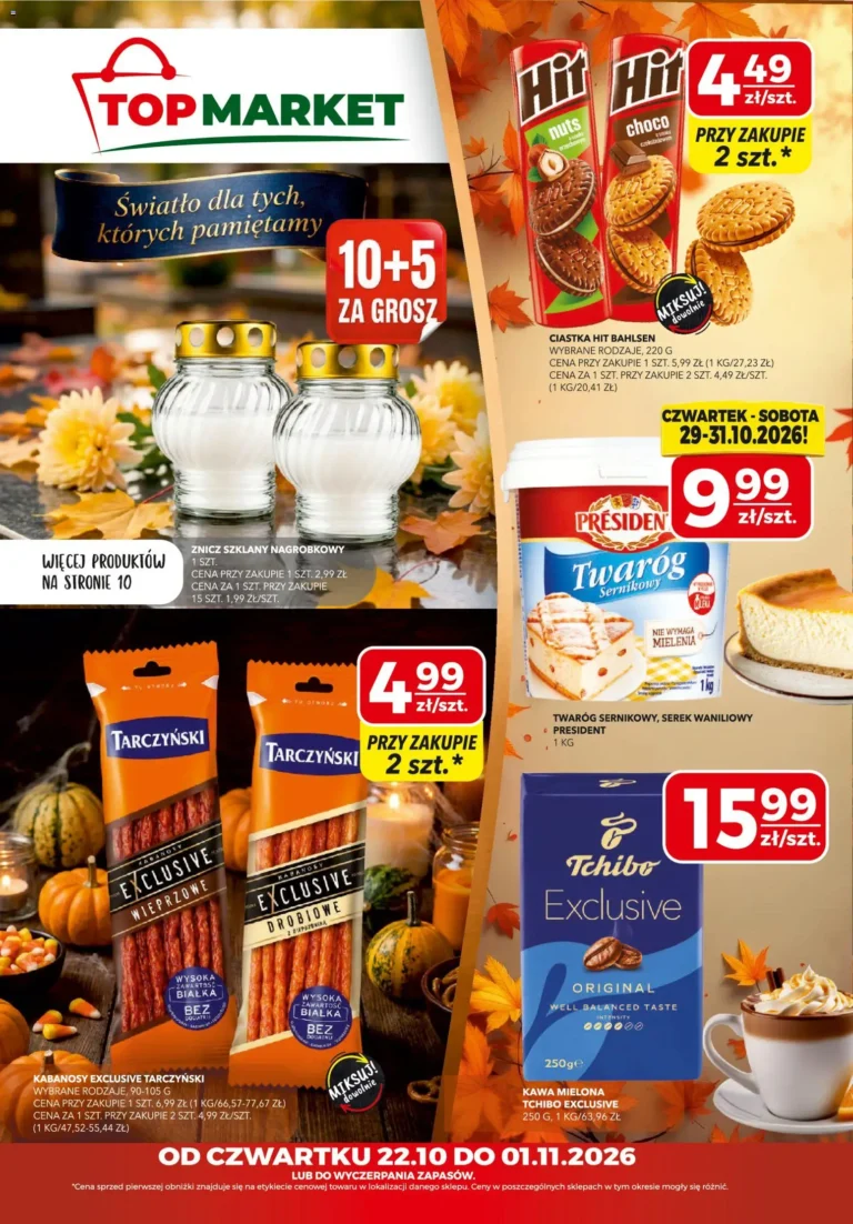 Top Market Gazetka od 22.10.2026