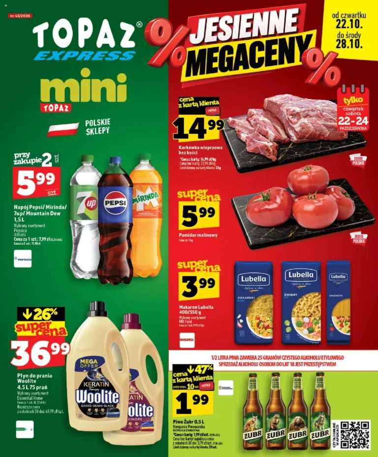 Topaz Gazetka od 22.10.2026